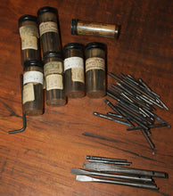 Load image into Gallery viewer, VINTAGE FLUTED SHANK DRILL POINTS &amp; BITS MILLERS FALLS CO
