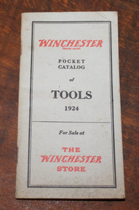 Winchester Pocket Catalog of TOOLS 1924