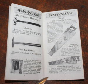 Winchester Pocket Catalog of TOOLS 1924