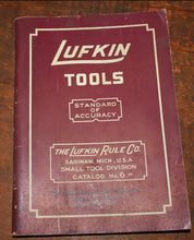 Load image into Gallery viewer, Vintage 1931-33 Lufkin Small Tools Division Catalog No. 6
