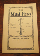 Load image into Gallery viewer, Norris London Metal Planes Catalogue - Reprint 1984
