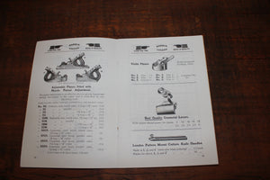 Norris London Metal Planes Catalogue - Reprint 1984