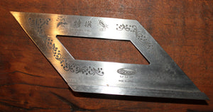 Vintage SHINWA 5F Steel 45 Degree Angle Mitre Square Woodworking Tool Japan