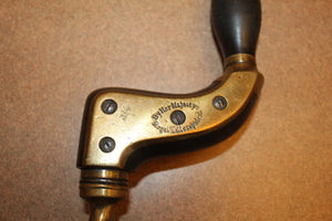 RARE Beautiful William Marples Hibernia Ultimatum Brace Ebony & Brass