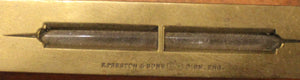 Antique Wooden Brass Spirit Level E. PRESTON & SONS Warranted Correct