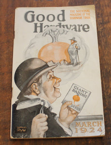 Vintage Good Hardware Magazine March 1924 Rare Trade Magazine