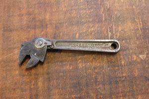 VINTAGE - (EARLY) 6 inch "SPEEDNUT" WRENCH Corp - SPEEDNUT ADJUSTABLE WRENCH TOOL