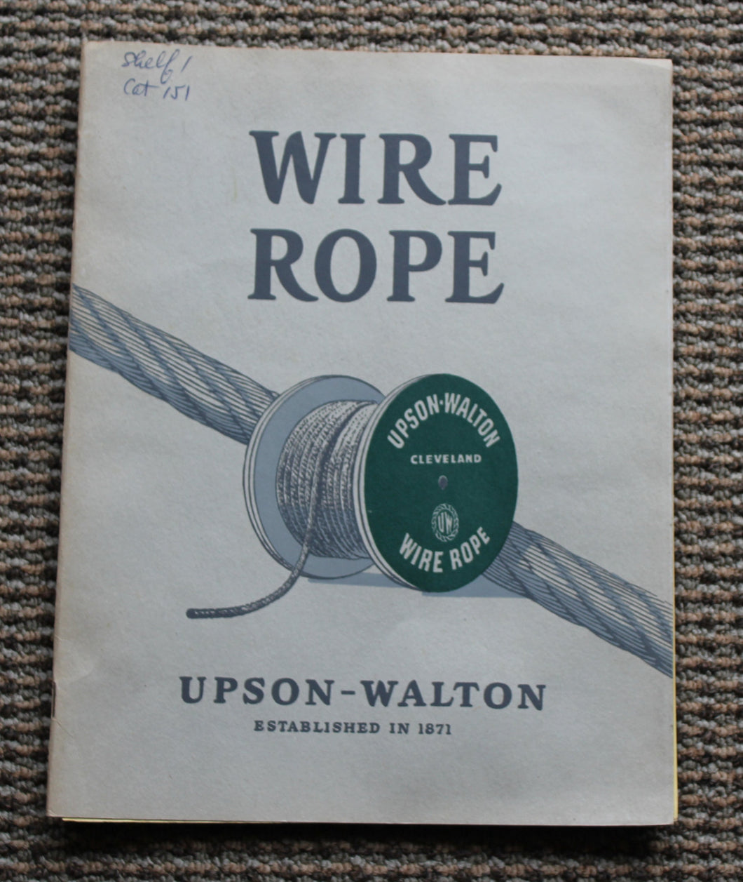 Original Wire Rope Upson-Walton catalog 49-W