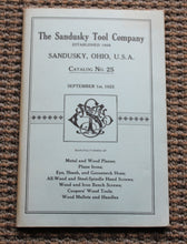 Load image into Gallery viewer, September 1st, 1925 THE SANDUSKY TOOL COMPANY Catalog No.25 - REPRINT 1978

