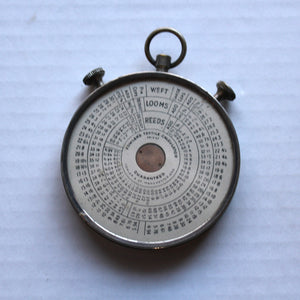 Fowlers Textile Calculator Short Scale Type 1930’s