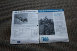 Two Vintage FORD Dealer Brochures for Plows