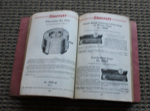 Vintage and Original 1938 STARRETT CATALOG No. 26 Fine Mechanical Tools