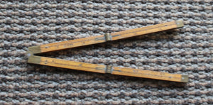 VINTAGE Boxwood 12 Inch Ruler No.65