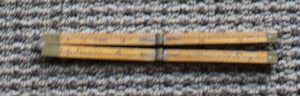 VINTAGE Boxwood 12 Inch Ruler No.65