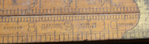 VINTAGE Rabone No. 1380 Four-Fold 24 Inch Boxwood Ruler