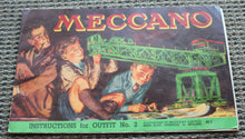Load image into Gallery viewer, MECCANO - VINTAGE INSTRUCTION BOOKLET for OUTFIT No. 2
