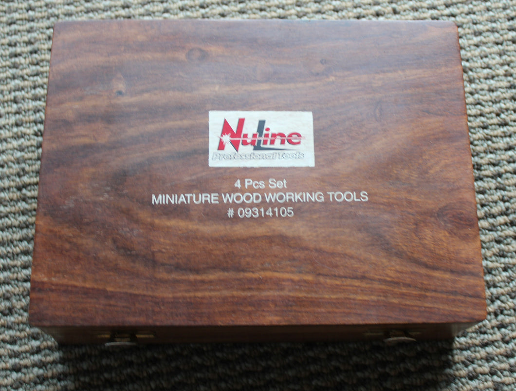 Vintage Brass Miniature Wood Working Tools. 4 Pcs Set. Nuline Professional