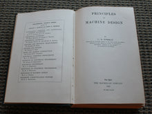 Load image into Gallery viewer, Principles of Machine Design, by C. A. Norman, 1925 1st edition
