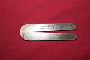 Vintage Lacene Mfg Co Manchester NH Leather Thickness Gauge