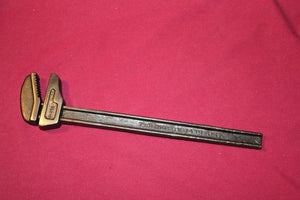 Vintage Efficient Vice & Wrench Co Tool 10" Adjustable Pipe Grip Pat 2/11/19