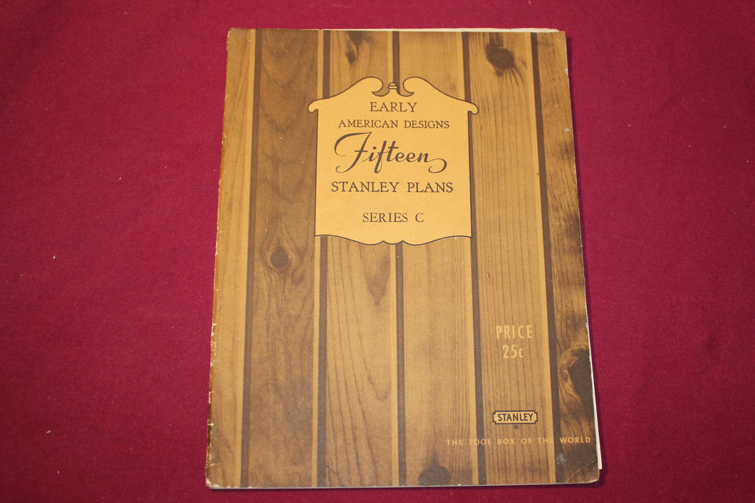 Stanley Tools 1948 Early American Designs 15 Plans Series C