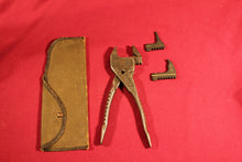 Load image into Gallery viewer, Vintage Eifel Geared Plierench Tool Kit 8 1/2 With 3 Attachments and Bag Wrench Pliers
