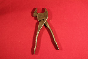Vintage Eifel Geared Plierench Tool Kit 8 1/2 With 3 Attachments and Bag Wrench Pliers
