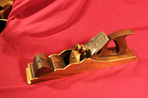Fancy Cast Brass Panel Infill Smoothing Plane R. Sorby Warranted Parallel Cutting Iron Hardwood Infill