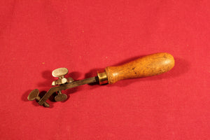Vintage! 1848c. A.Stillman's Saw Set Wood/Brass Hand Tool