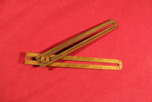 Load image into Gallery viewer, Brass C.W.S. Co Chicago A Dozen Tools in 1, Ruler, T-square, Angle, Bevel Gauge
