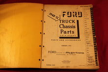 Load image into Gallery viewer, Clean Copy 1948-51 Ford Truck Chassis and Body Parts and Accessories Catalogue
