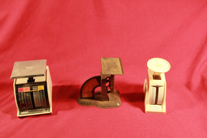 Vintage Scales  LOT OF 7 VINTAGE ANTIQUE SMALL MINI POSTAL/MEAT SCALES