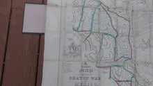 Load image into Gallery viewer, Vintage Original 1847 - A Correct Map Of The Seat Of War In Mexico
