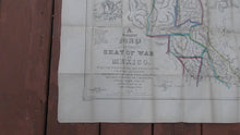 Load image into Gallery viewer, Vintage Original 1847 - A Correct Map Of The Seat Of War In Mexico
