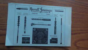 1899 Price List The Russel Jennings Mfg. Co. Graphics (Reprint)