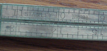 Load image into Gallery viewer, Vintage Stanley No. 62 1/2 Boxwood &amp; Brass 24&quot; Hinged Fold Out Rule
