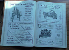 Load image into Gallery viewer, Vintage 1909 Iron Age Magazine With Lots of Tool Ads
