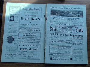 Vintage 1909 Iron Age Magazine With Lots of Tool Ads