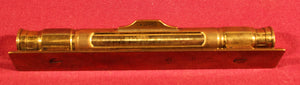 Vintage Brass Spirit Level A. M. Utpose - Hard to Find