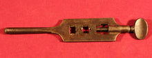 Load image into Gallery viewer, Vintage S. W. Card Co.  Mansfield Mass No. 0 Tap Die Handle Threading Screw Plate
