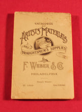Load image into Gallery viewer, Artists Materials Catalogue Vol.263 1903 F Weber Co Fine Condition
