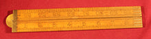 Load image into Gallery viewer, Vintage Rabone No.1380 36 Inch Boxwood Vintage Folding Rule
