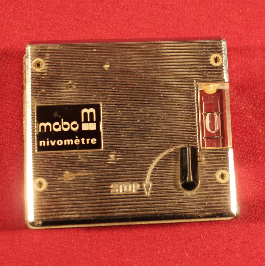 Mabo NIVOMETRE Vintage n131 Tape Measure Ruler Level Made in FRANCE