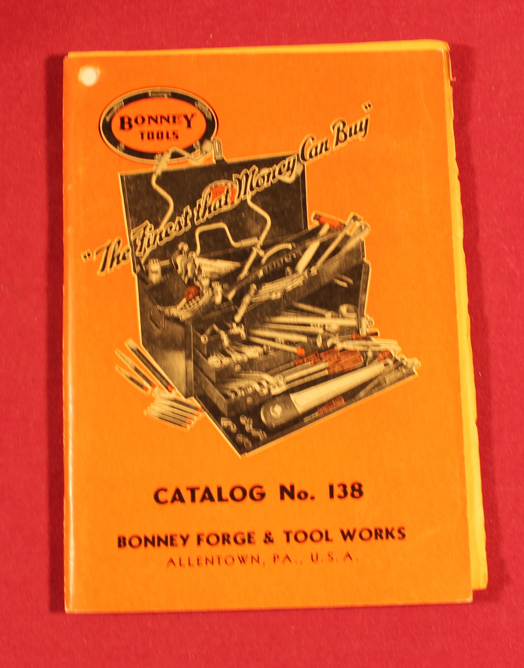 Vintage & Original 1938 Bonney Tools Catalog No. 138 With Price List