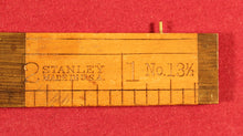 Load image into Gallery viewer, Vintage Stanley 6&quot; Folding Rule &amp; Caliper No. 13 1/2 Brass &amp; Wood Made in USA

