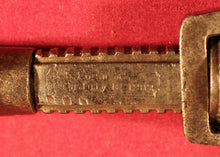 Load image into Gallery viewer, Rare Vintage Rouse Mfg. Co. Rare Double Pipe &amp; Nut Wrench 1882
