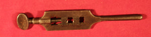 Vintage S. W. Card Co.  Mansfield Mass No. 0 Tap Die Handle Threading Screw Plate