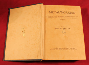Original “Metal Working” Book Tools Materials & Processes Ed. Paul N. Hasluck