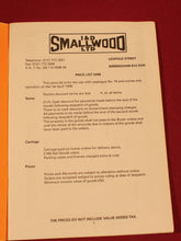 Load image into Gallery viewer, I &amp; D Smallwood Price List No. 0498 For Catalogue No. 74
