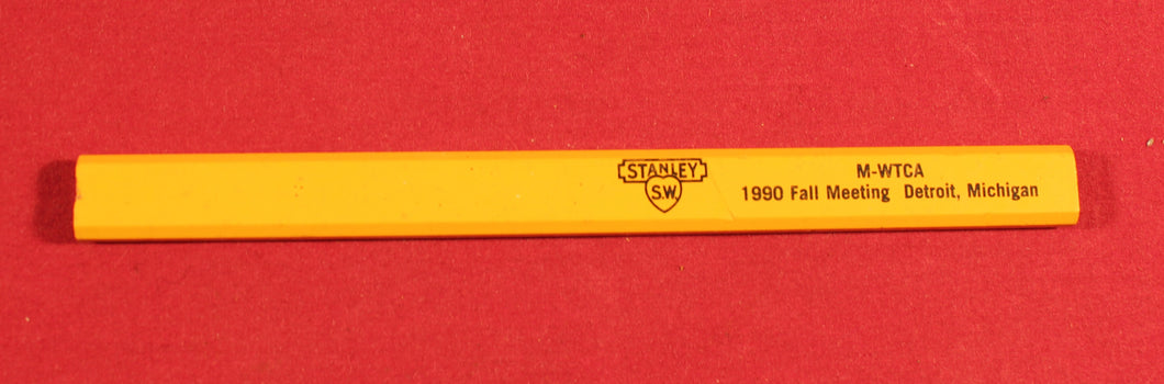 MIDWEST TOOL COLLECTORS COMMEMORATIVE CARPENTERS PENCIL - STANLEY  SWEET HEART LOGO